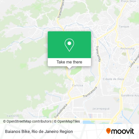 Baianos Bike map