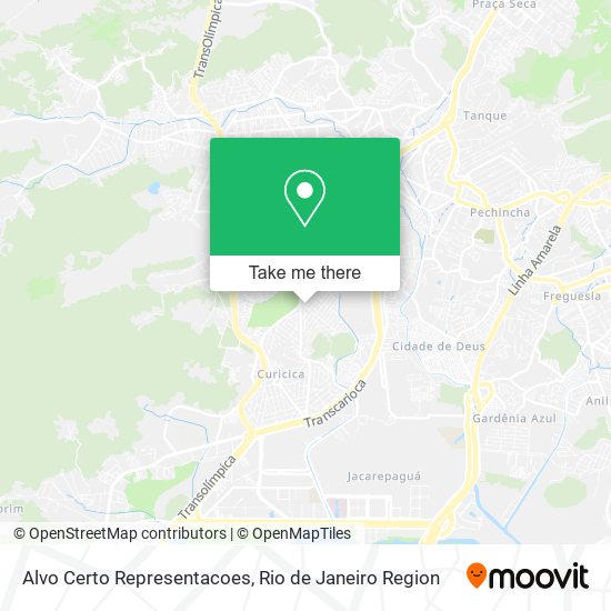 Alvo Certo Representacoes map