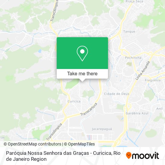 Paróquia Nossa Senhora das Graças - Curicica map