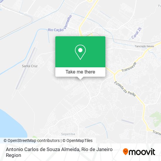 Mapa Antonio Carlos de Souza Almeida