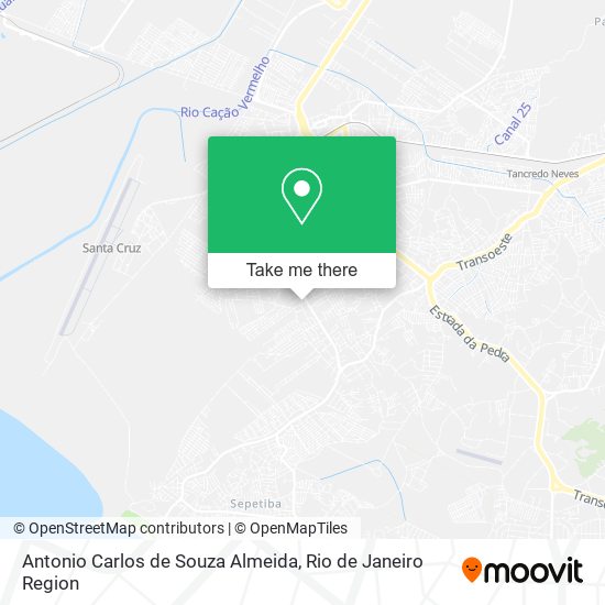 Antonio Carlos de Souza Almeida map