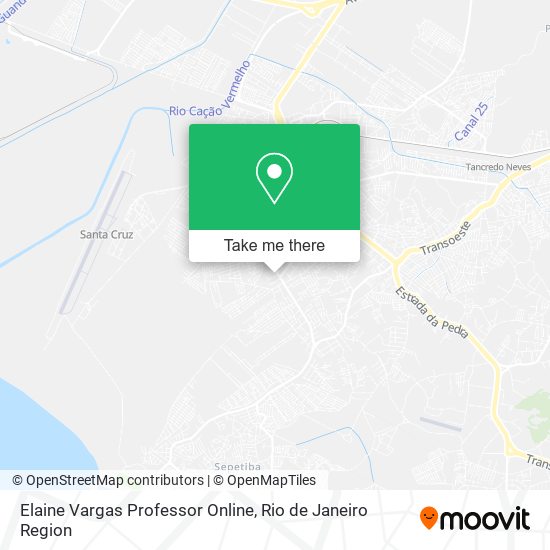 Mapa Elaine Vargas Professor Online