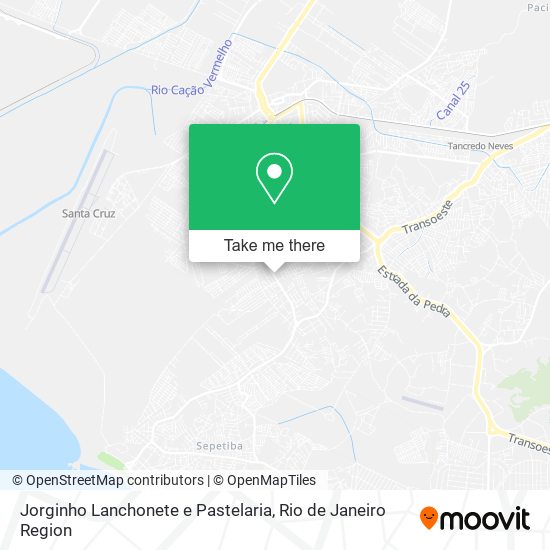 Jorginho Lanchonete e Pastelaria map