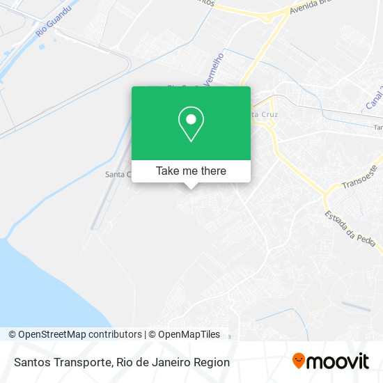 Santos Transporte map