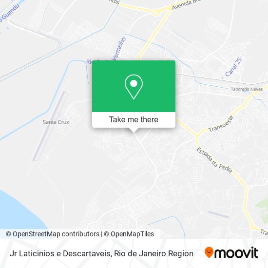 Jr Laticinios e Descartaveis map