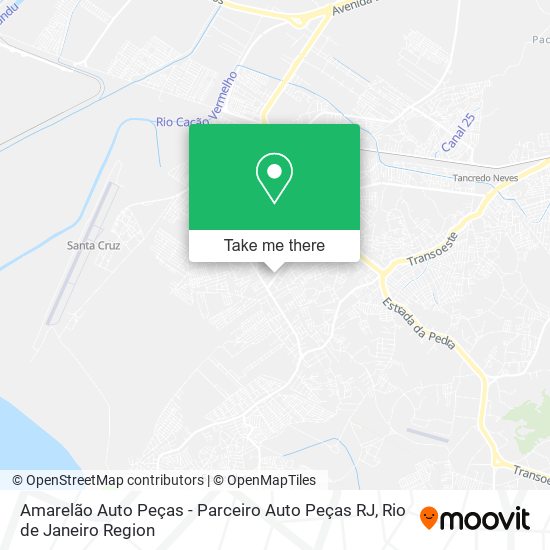 Amarelão Auto Peças - Parceiro Auto Peças RJ map