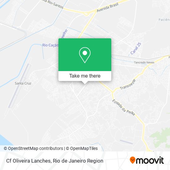 Mapa Cf Oliveira Lanches