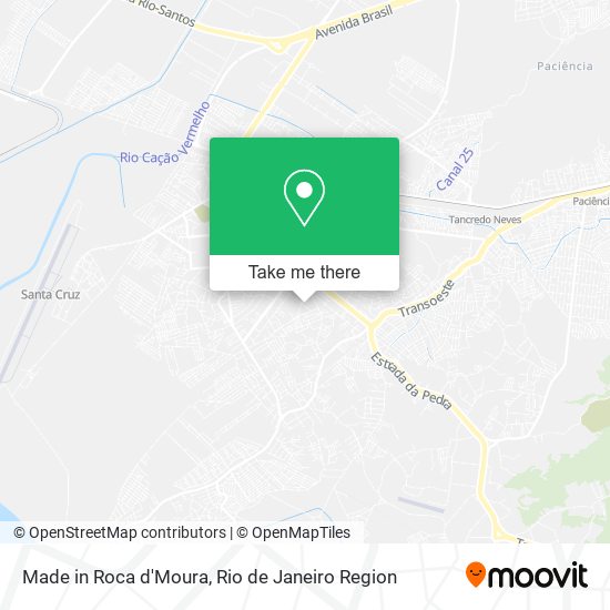 Made in Roca d'Moura map