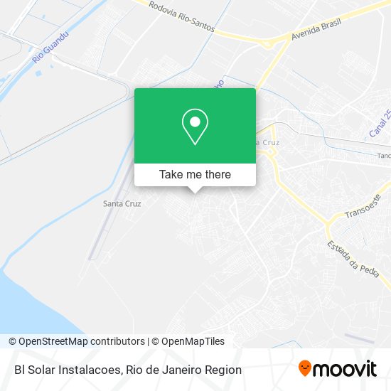 Mapa Bl Solar Instalacoes