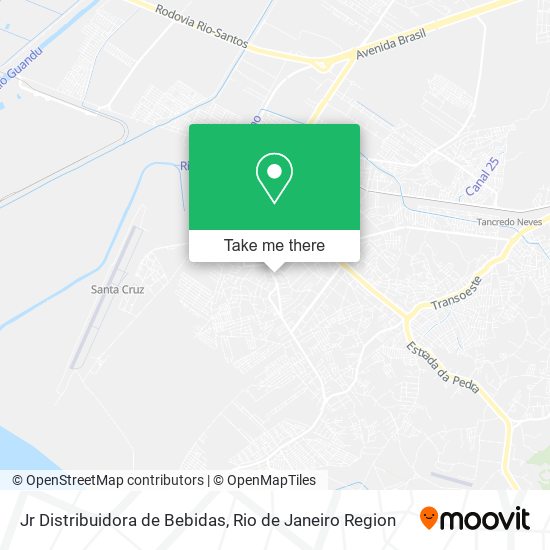 Jr Distribuidora de Bebidas map