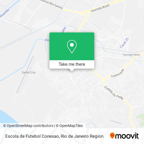 Escola de Futebol Conexao map