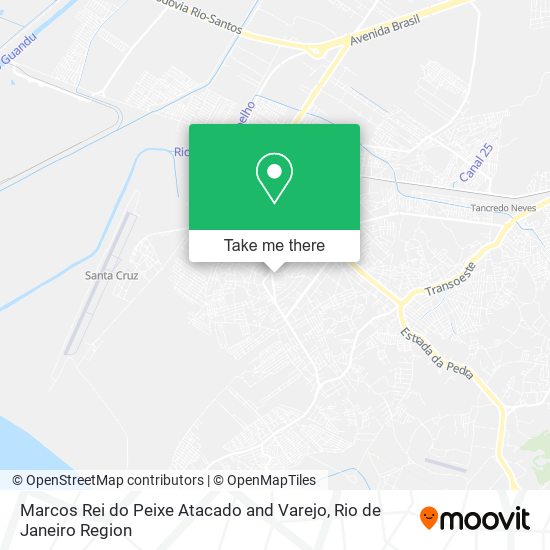 Marcos Rei do Peixe Atacado and Varejo map