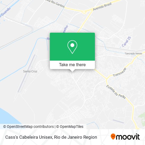 Mapa Cass's Cabeleira Unisex