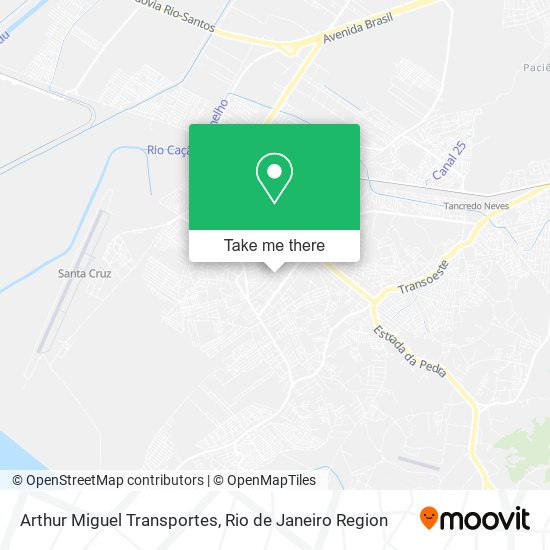 Mapa Arthur Miguel Transportes