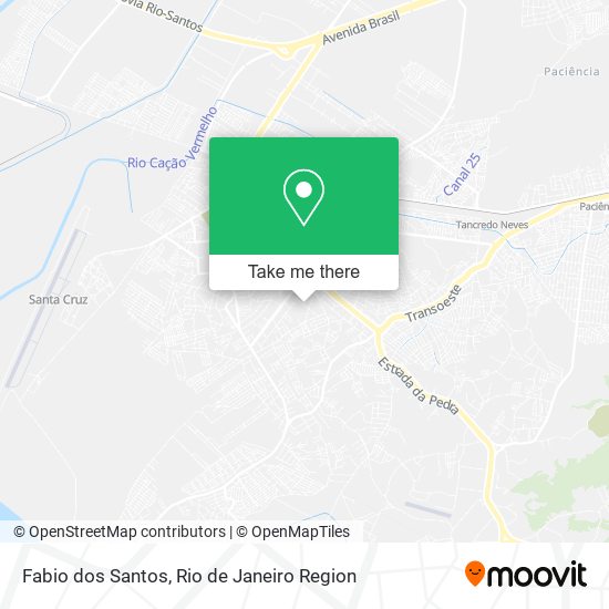 Mapa Fabio dos Santos