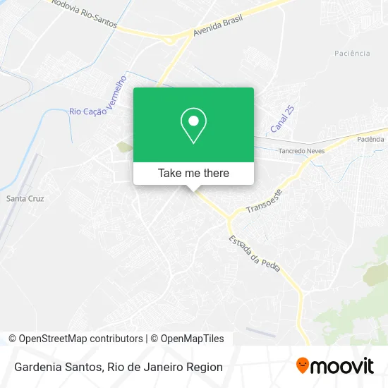 Gardenia Santos map