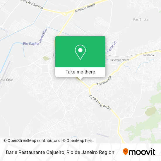 Bar e Restaurante Cajueiro map