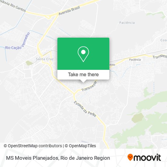 Mapa MS Moveis Planejados