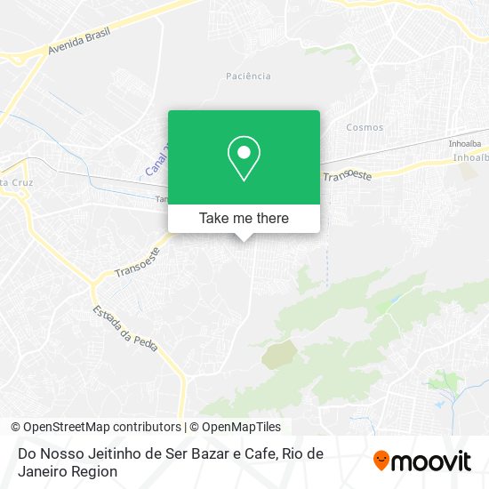 Mapa Do Nosso Jeitinho de Ser Bazar e Cafe