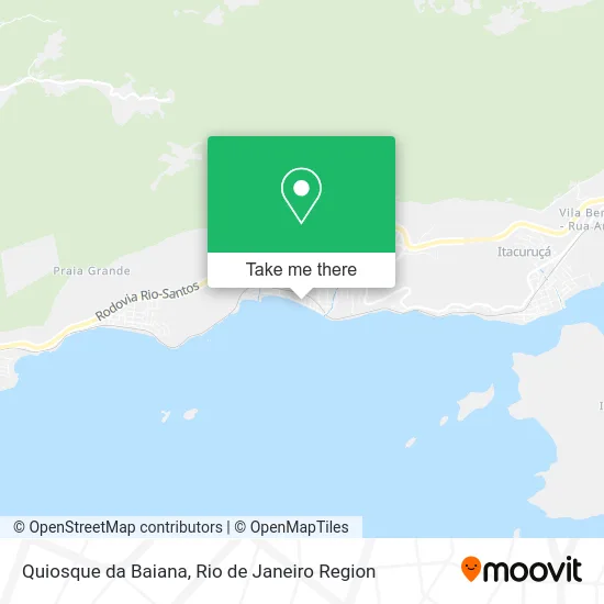 Quiosque da Baiana map
