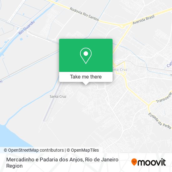 Mercadinho e Padaria dos Anjos map