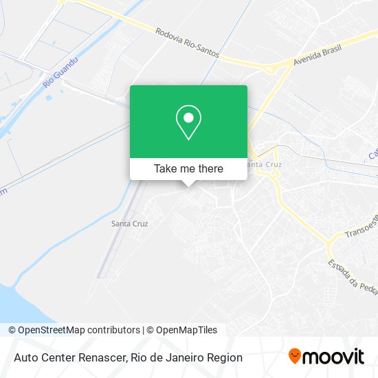 Mapa Auto Center Renascer