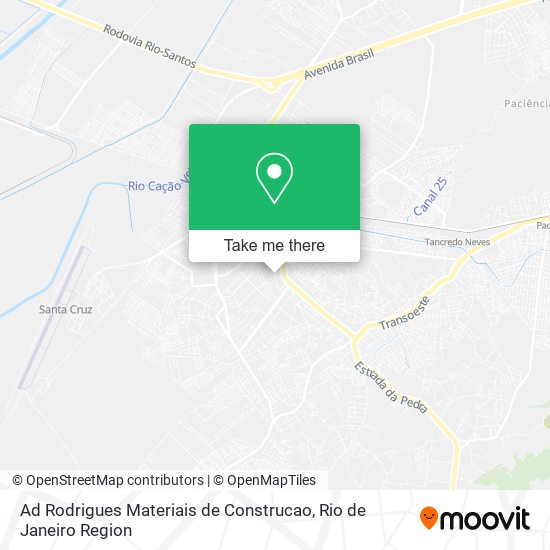 Mapa Ad Rodrigues Materiais de Construcao