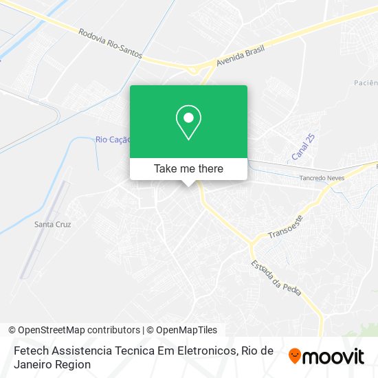 Mapa Fetech Assistencia Tecnica Em Eletronicos