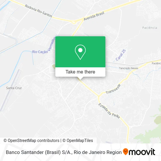 Banco Santander (Brasil) S/A. map