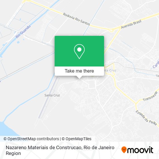 Nazareno Materiais de Construcao map