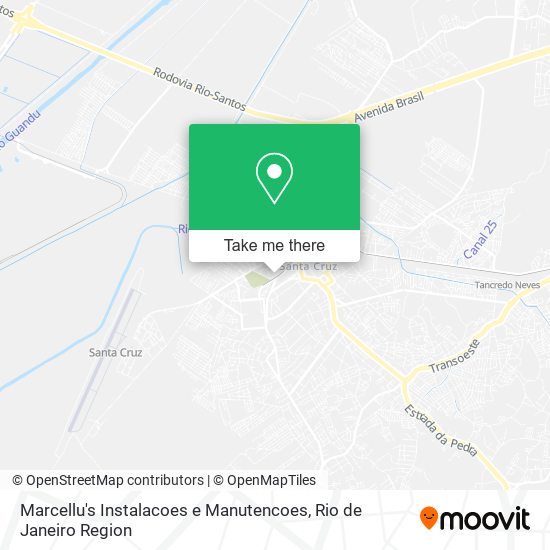 Mapa Marcellu's Instalacoes e Manutencoes