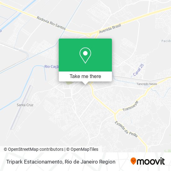 Mapa Tripark Estacionamento