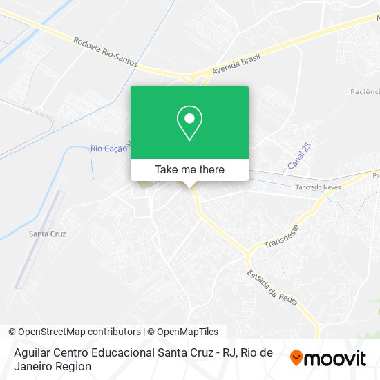Aguilar Centro Educacional Santa Cruz - RJ map