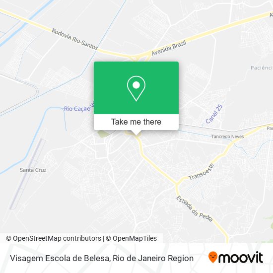 Visagem Escola de Belesa map