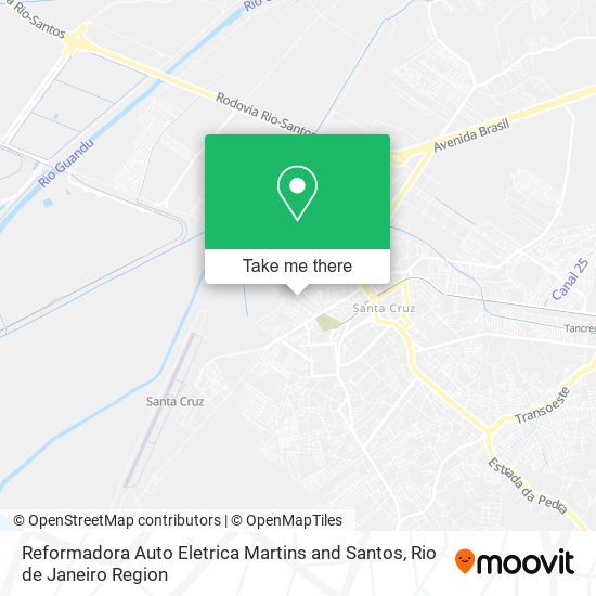 Reformadora Auto Eletrica Martins and Santos map