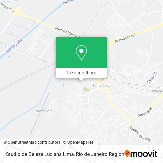 Mapa Studio de Beleza Luciana Lima