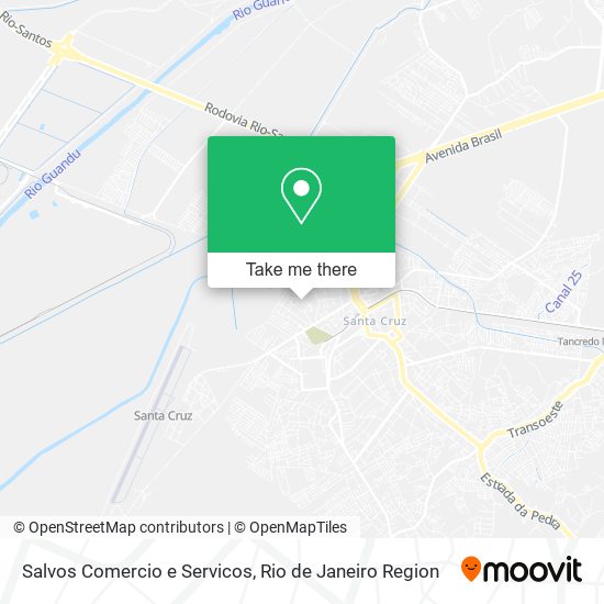 Mapa Salvos Comercio e Servicos