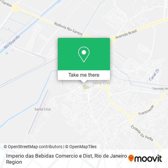 Imperio das Bebidas Comercio e Dist map