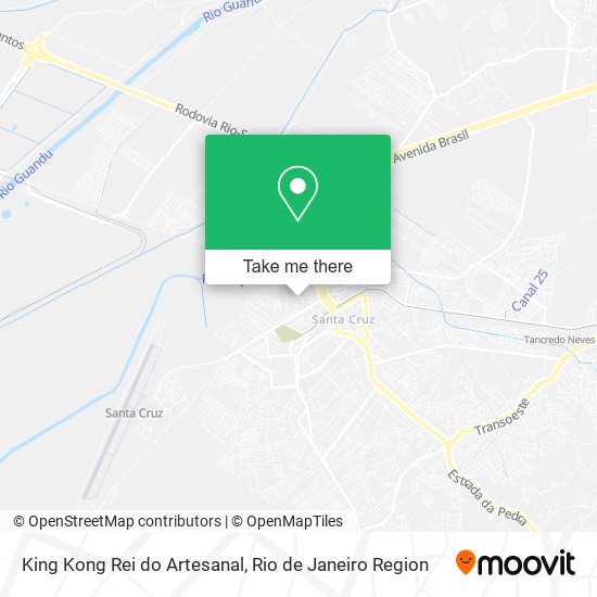 King Kong Rei do Artesanal map