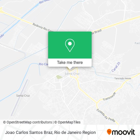 Joao Carlos Santos Braz map