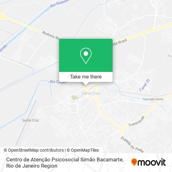 Centro de Atenção Psicosocial Simão Bacamarte map