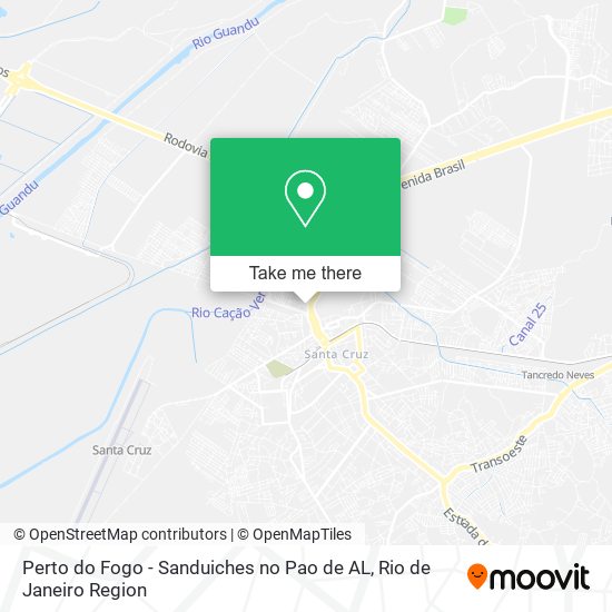 Perto do Fogo - Sanduiches no Pao de AL map