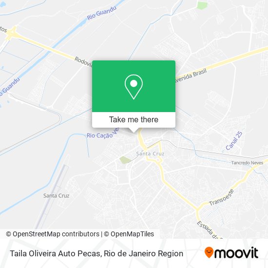 Mapa Taila Oliveira Auto Pecas