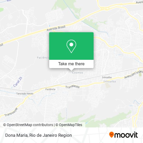 Dona Maria map