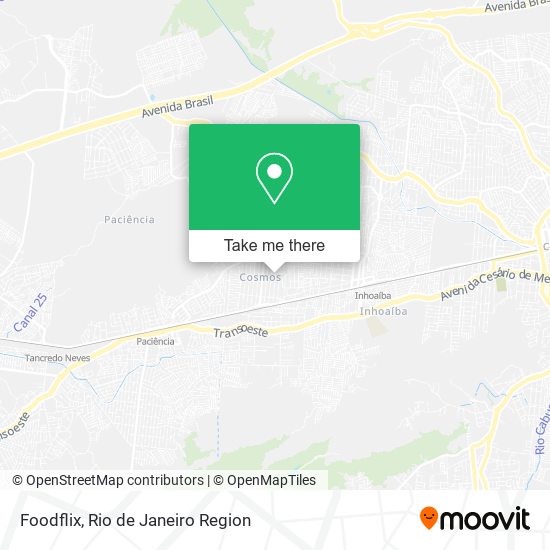 Mapa Foodflix