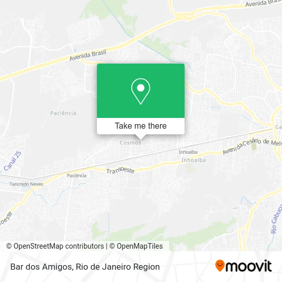 Bar dos Amigos map