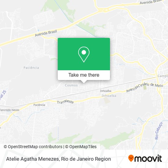 Mapa Atelie Agatha Menezes