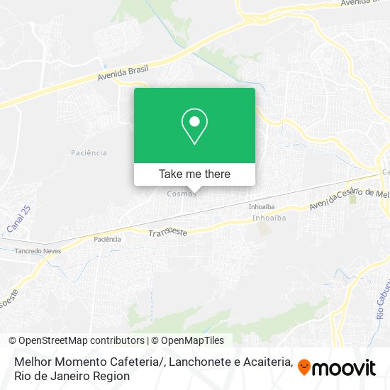 Melhor Momento Cafeteria / , Lanchonete e Acaiteria map