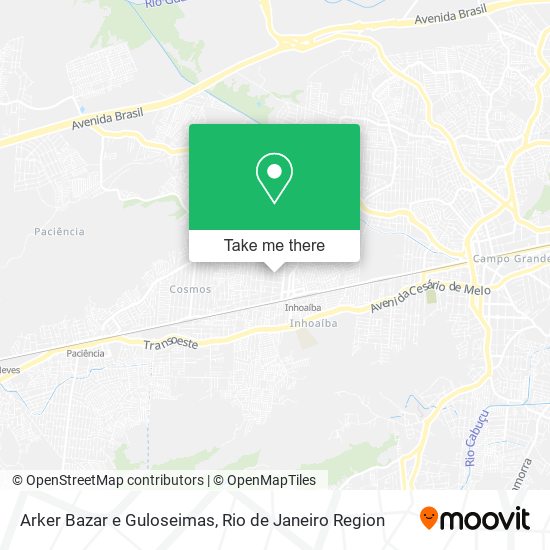 Arker Bazar e Guloseimas map