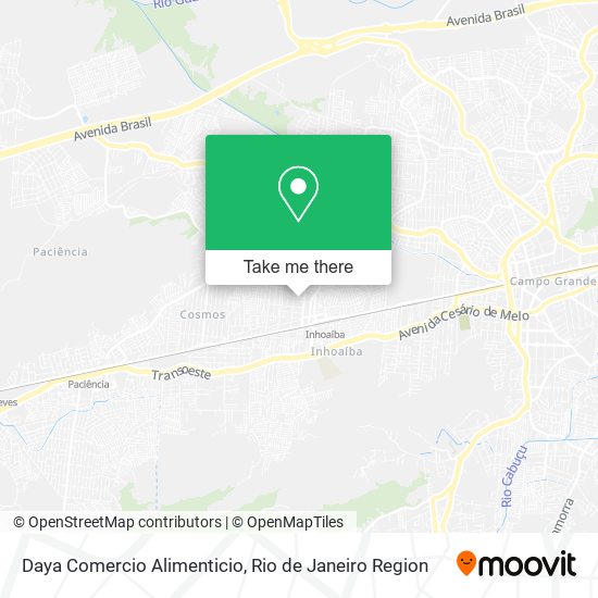 Daya Comercio Alimenticio map